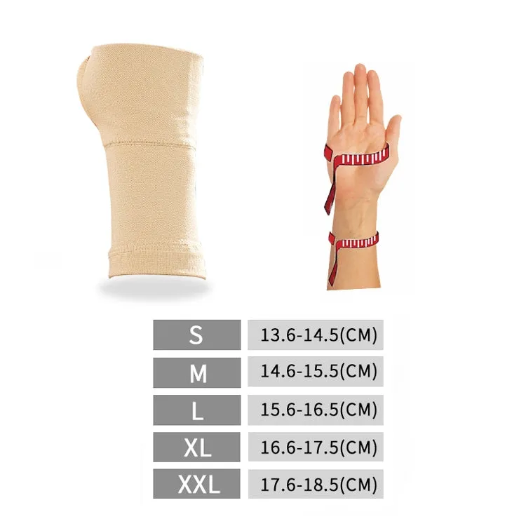 1 Pair Joint Keep Warm Cold Nylon Protection Cover, Specification: S(Bracers Skin Color)