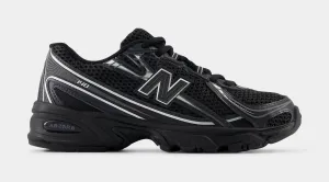 740 Grade School Running Shoes (Black/Silver Metallic)