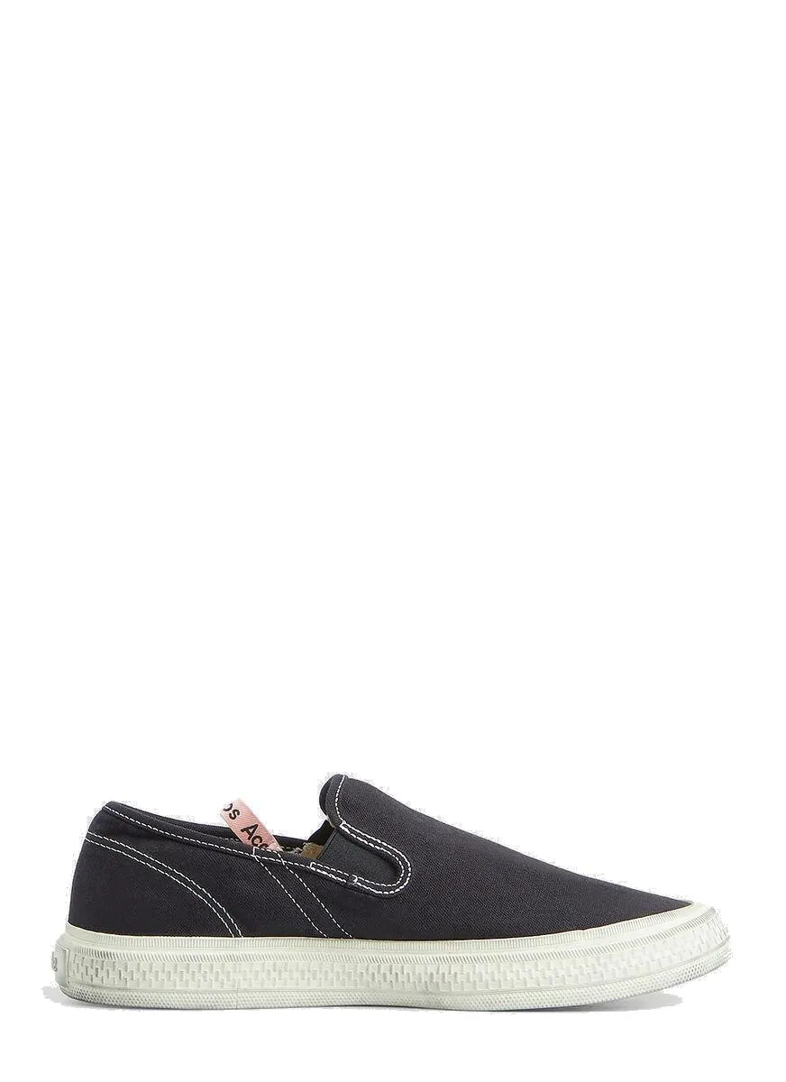 Acne Studios Round Toe Slip-On Sneakers
