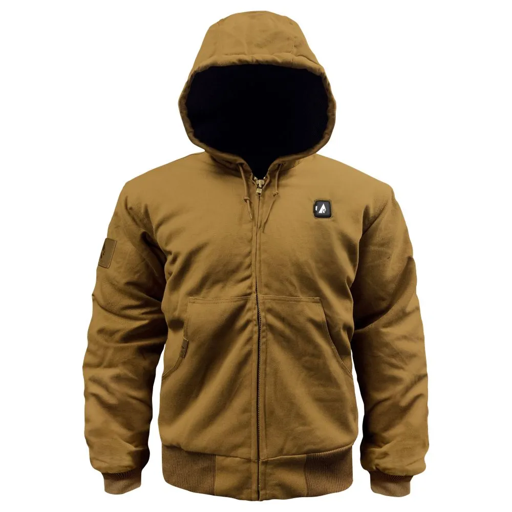 ActionHeat 5V Battery Heated Work Jacket, Khaki, XXL