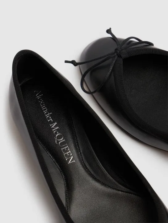 Alexander McQueen   20mm Leather ballerina 