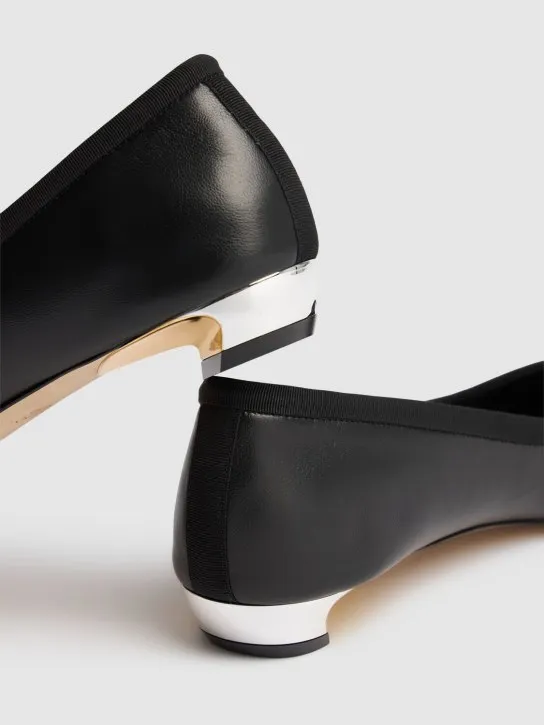Alexander McQueen   20mm Leather ballerina 