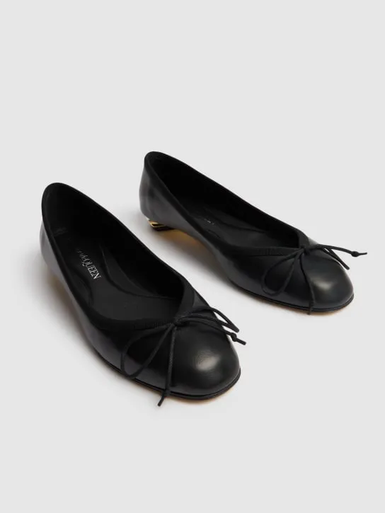 Alexander McQueen   20mm Leather ballerina 