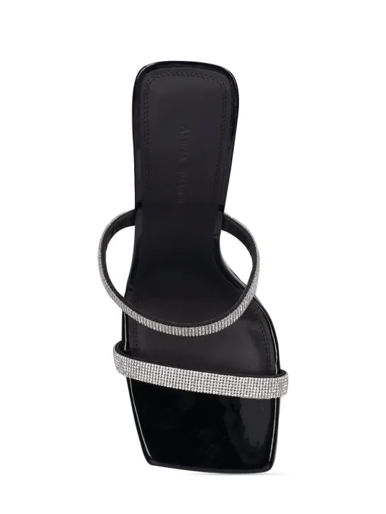 Amina Muaddi   95mm Rih patent leather sandals 