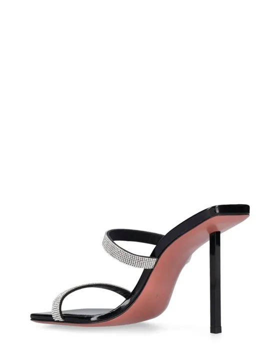 Amina Muaddi   95mm Rih patent leather sandals 