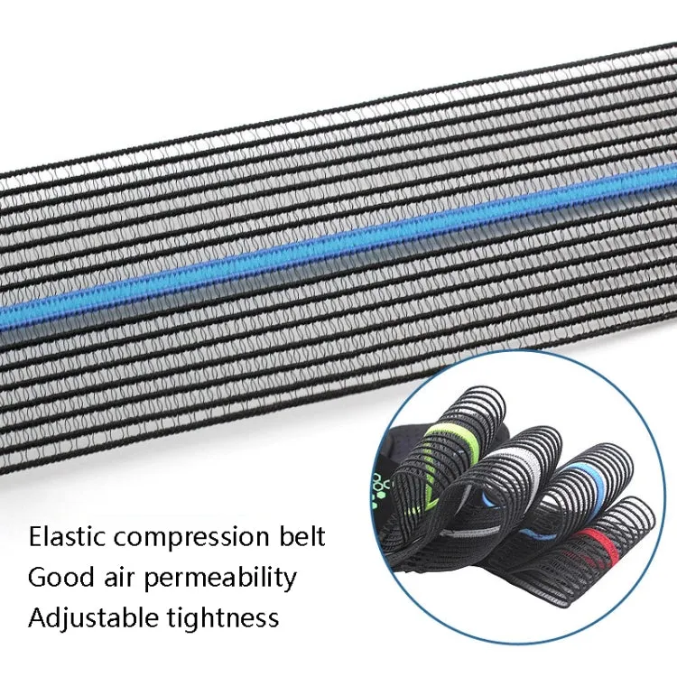 AOLIKES HX-7909 Tie Spring Support Silicone Knee Pad Mountaineering Riding Running Basketball Sweat-Absorbent Breathable Knee Pad(Black Gray)
