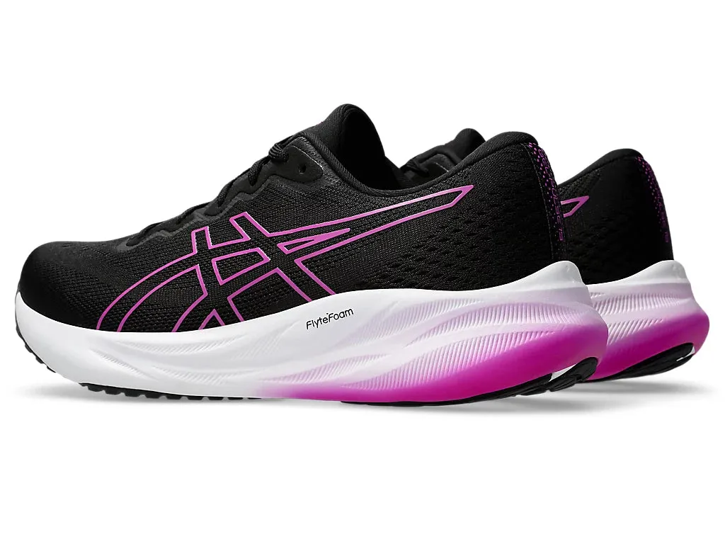 Asics Gel Pulse 15 Ladies Running Shoes - Black/Magenta