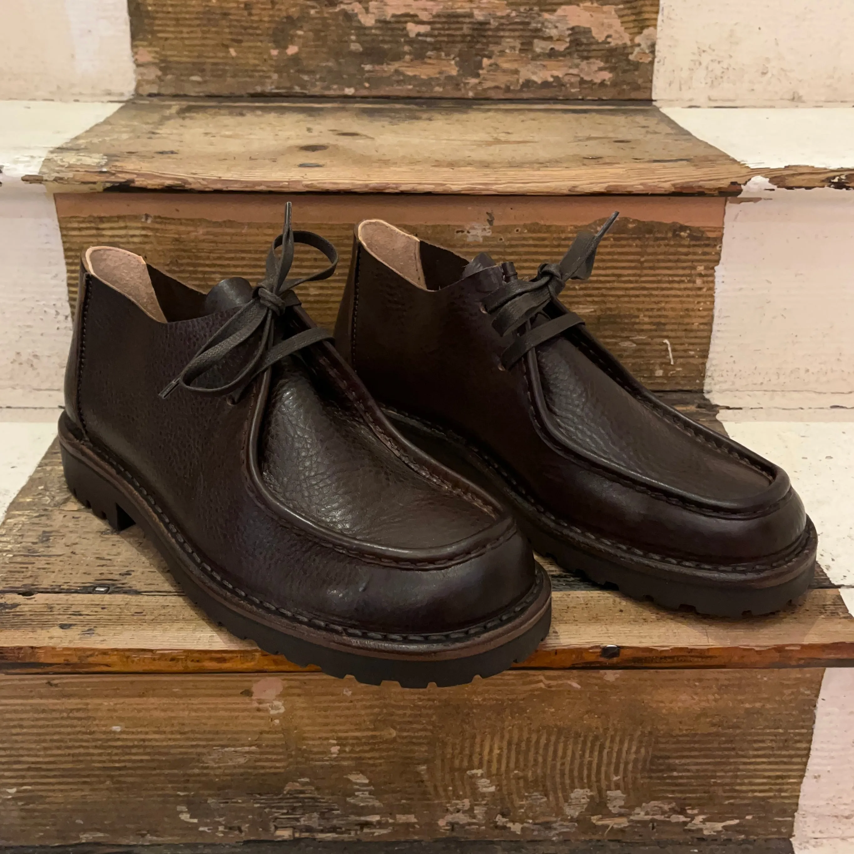 Astorflex - Beenflex Shoe - Caffe Leather - Rubber Sole