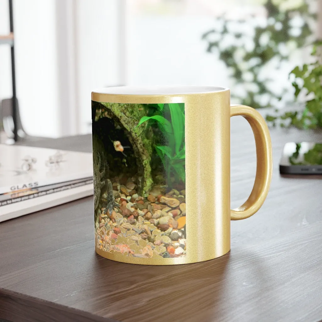 Axoltl Metallic Mug (Silver / Gold)