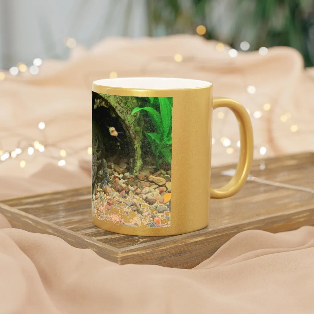 Axoltl Metallic Mug (Silver / Gold)