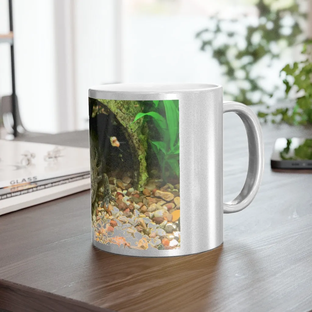 Axoltl Metallic Mug (Silver / Gold)