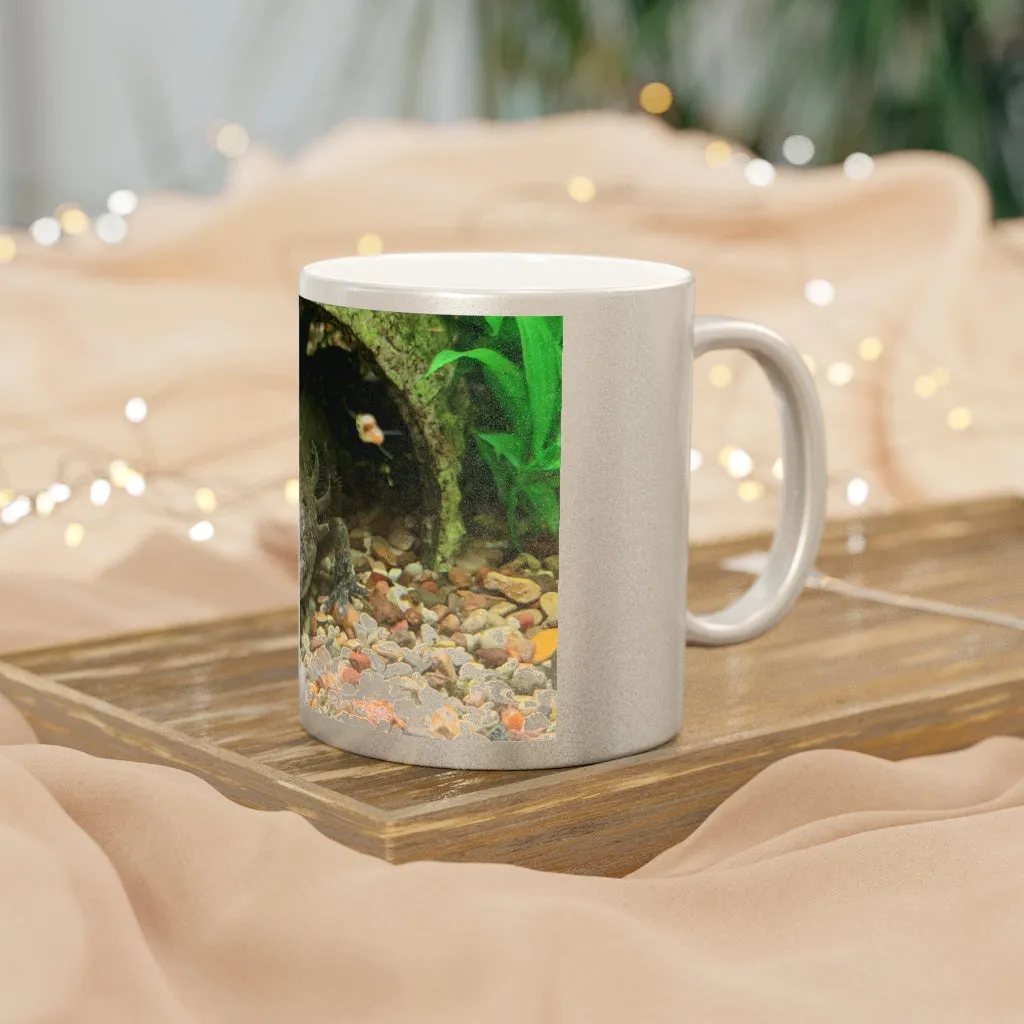 Axoltl Metallic Mug (Silver / Gold)