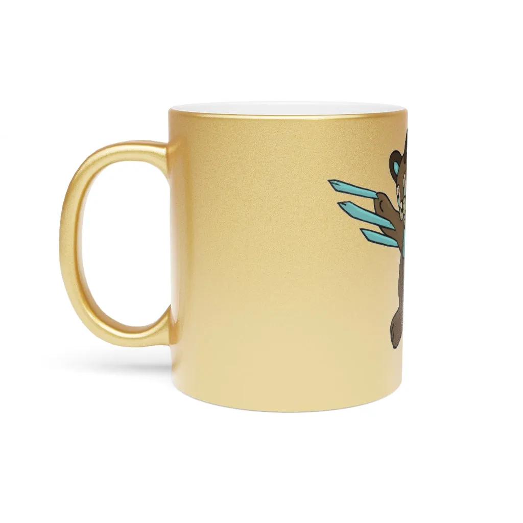 Beaveice Metallic Mug (Silver\Gold)
