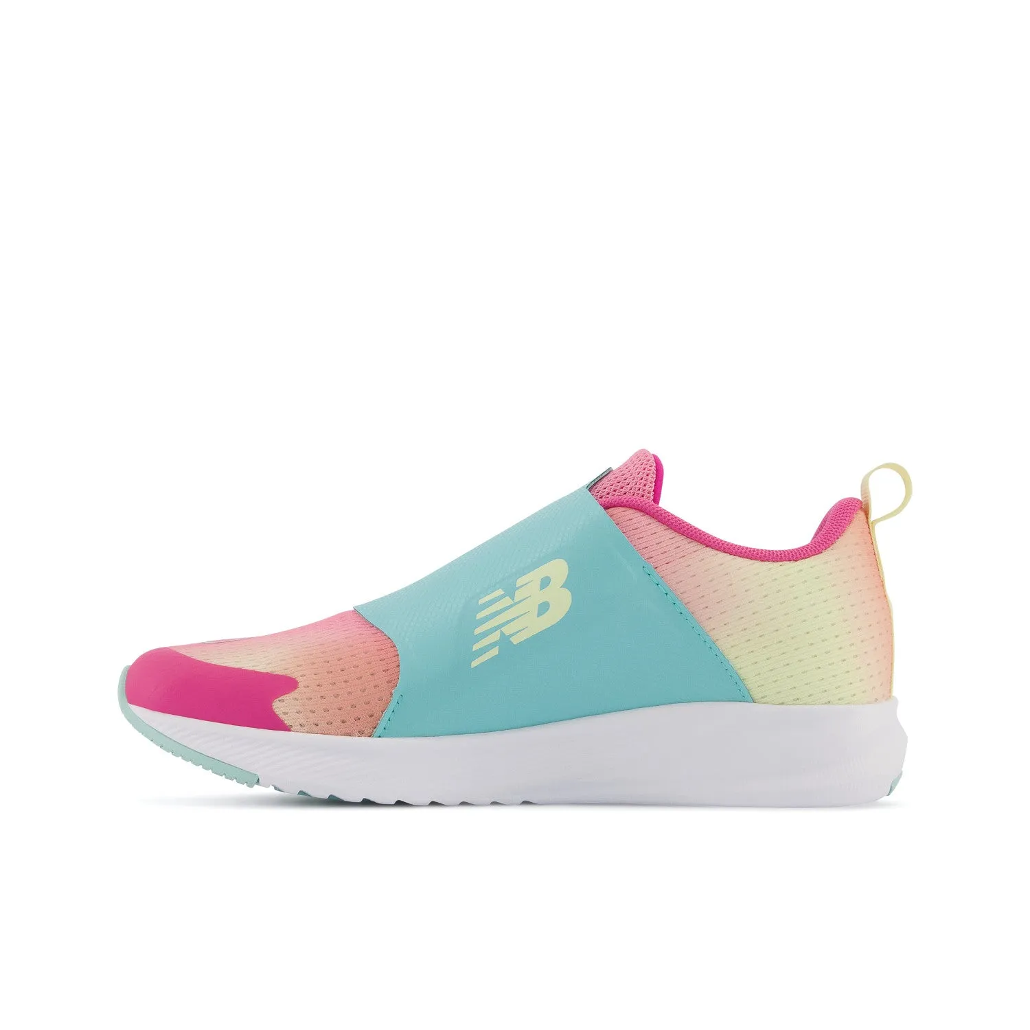 Big Kid's New Balance FuelCore Reveal v3 BOA Color: Hi-Pink with Surf and Peach Glaze (MEDIUM/WIDE WIDTH)