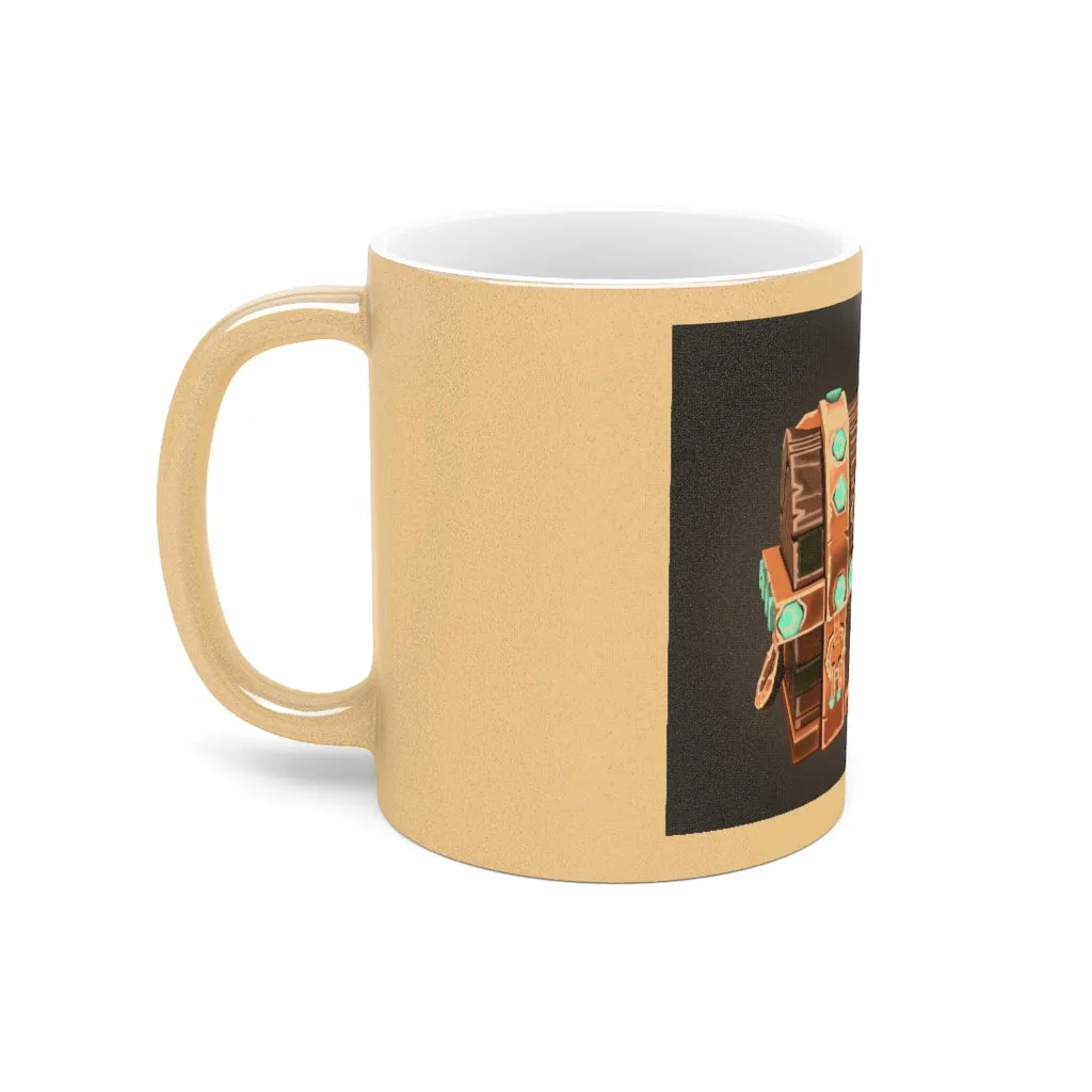 Bone Chest Metallic Mug (Silver / Gold)