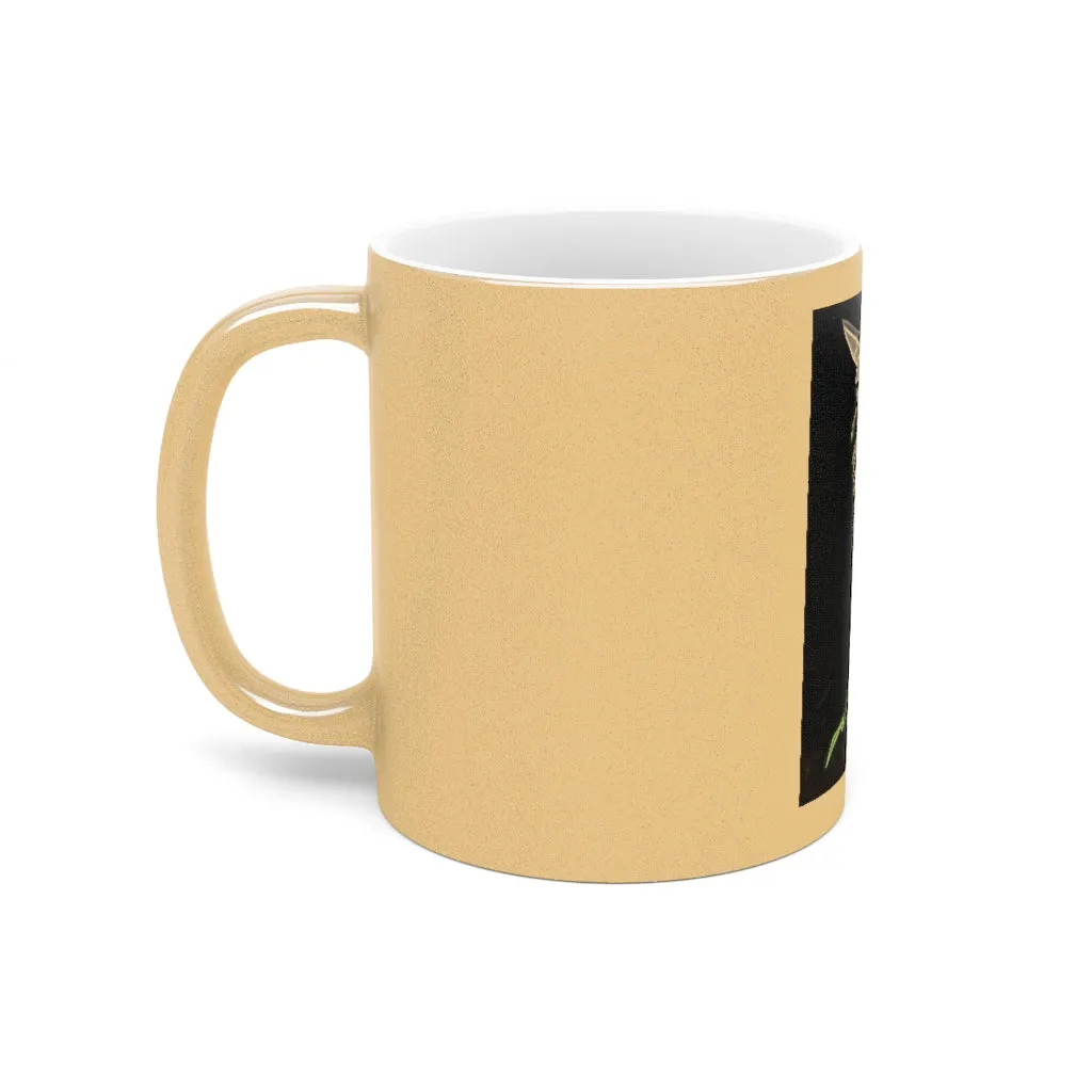 Bone Crusher Scythe Metallic Mug (Silver / Gold)