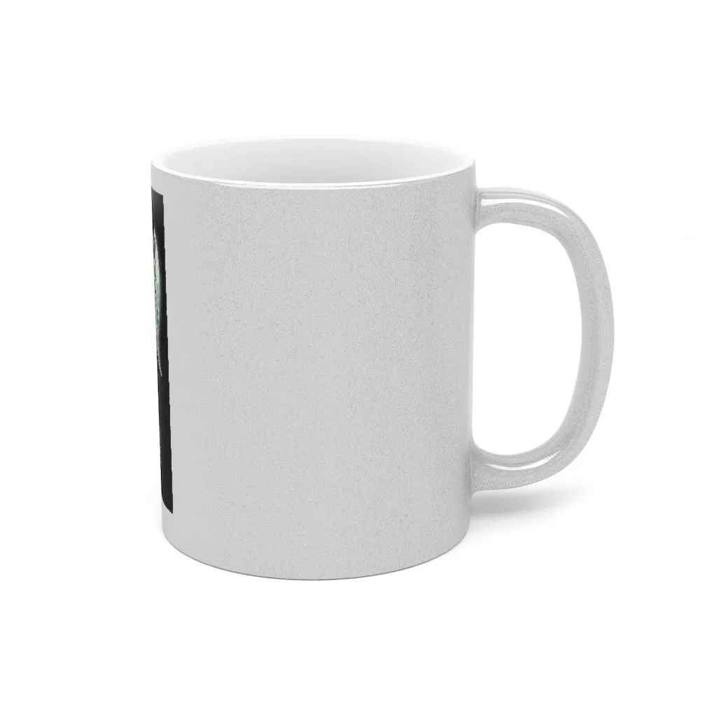 Bone Crusher Scythe Metallic Mug (Silver / Gold)