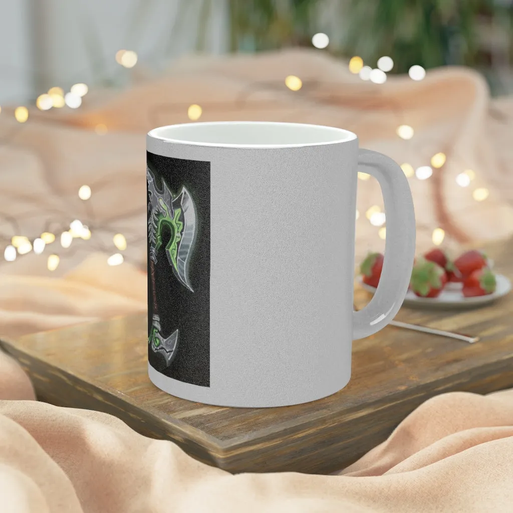 Bone Crusher Scythe Metallic Mug (Silver / Gold)