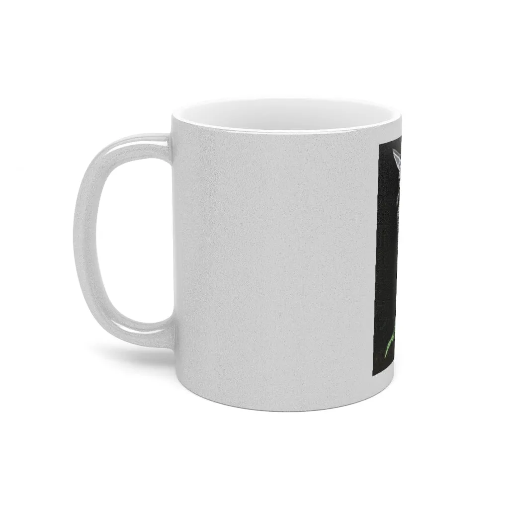 Bone Crusher Scythe Metallic Mug (Silver / Gold)