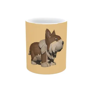 Brown Dog Metallic Mug (Silver / Gold)