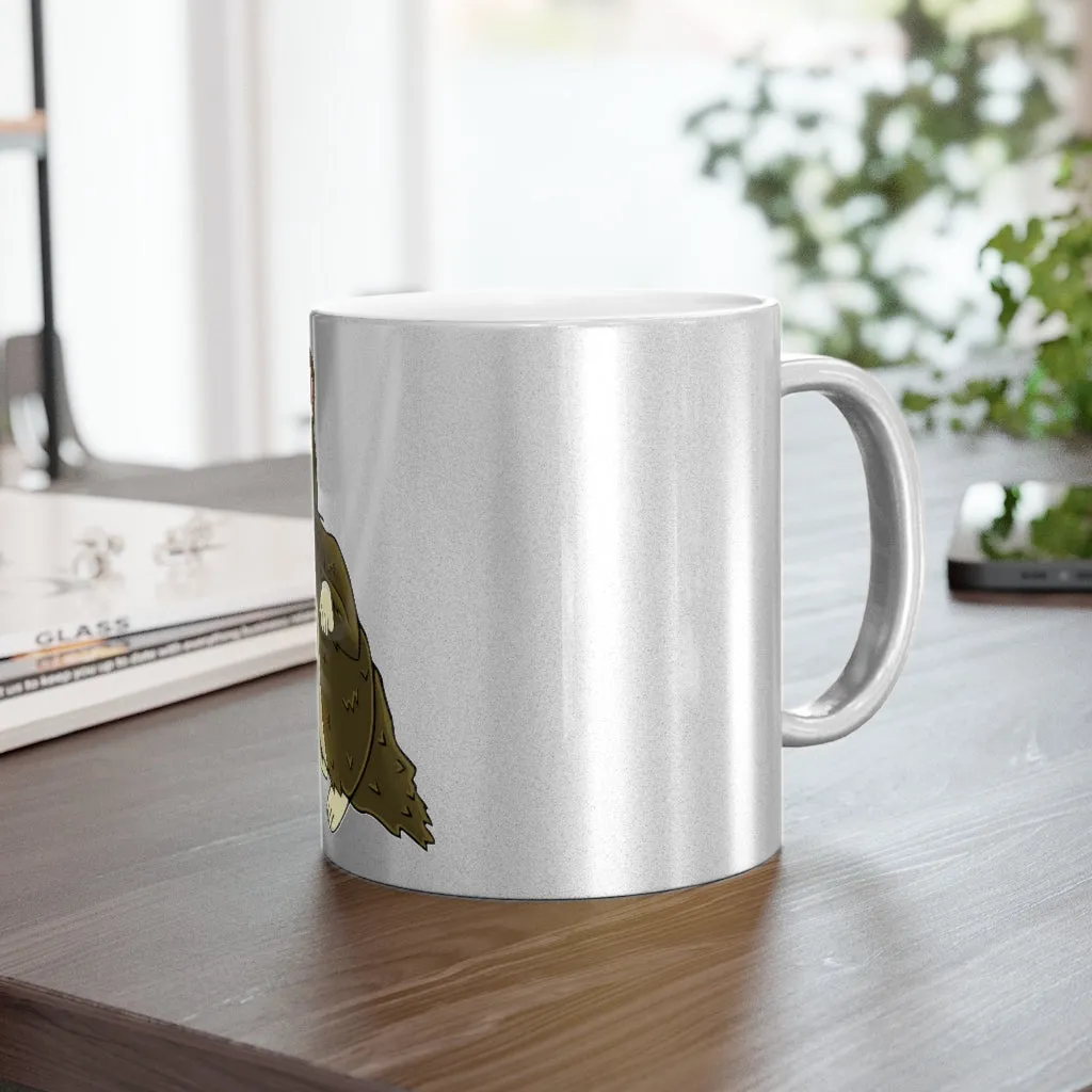 Brown Hamster Metallic Mug (Silver\Gold)