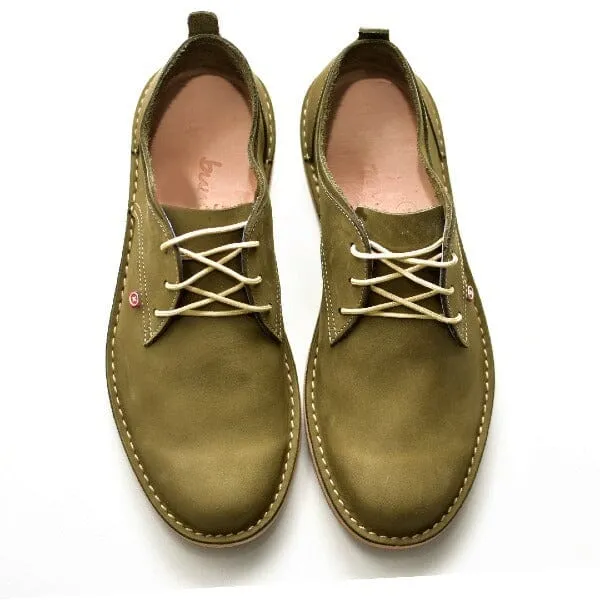 Bummel Asante Olive Leather Shoe