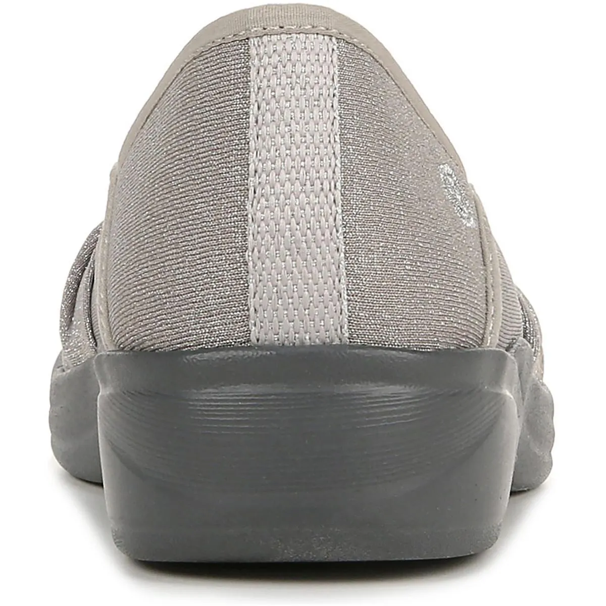 Bzees Womens Paris Metallic Comfort Slip-On Sneakers