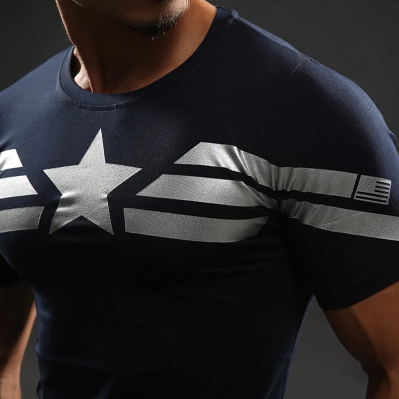 Captain America Compression Shirt for Men