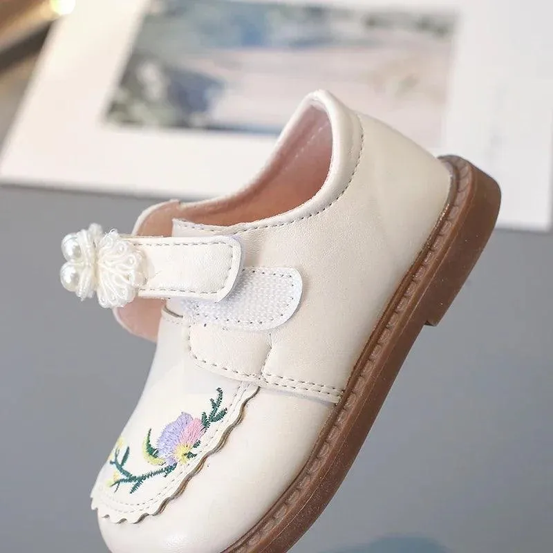 Children's Casual Shoes for Girls - Sweet Flowers Pattern - TSS297