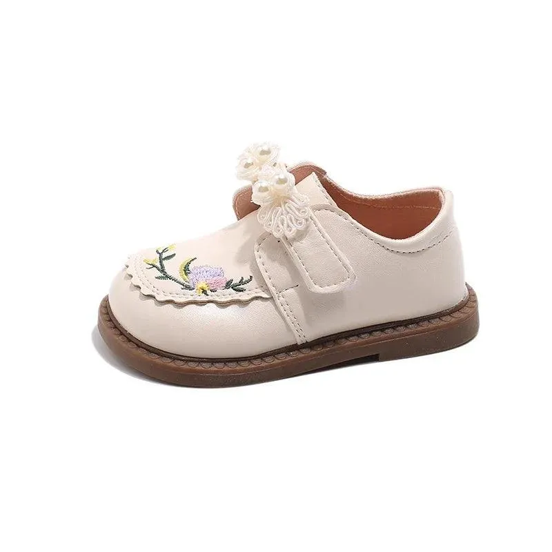 Children's Casual Shoes for Girls - Sweet Flowers Pattern - TSS297