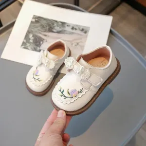 Children's Casual Shoes for Girls - Sweet Flowers Pattern - TSS297