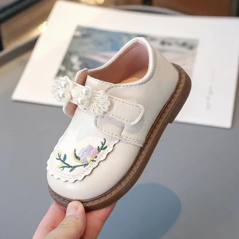 Children's Casual Shoes for Girls - Sweet Flowers Pattern - TSS297