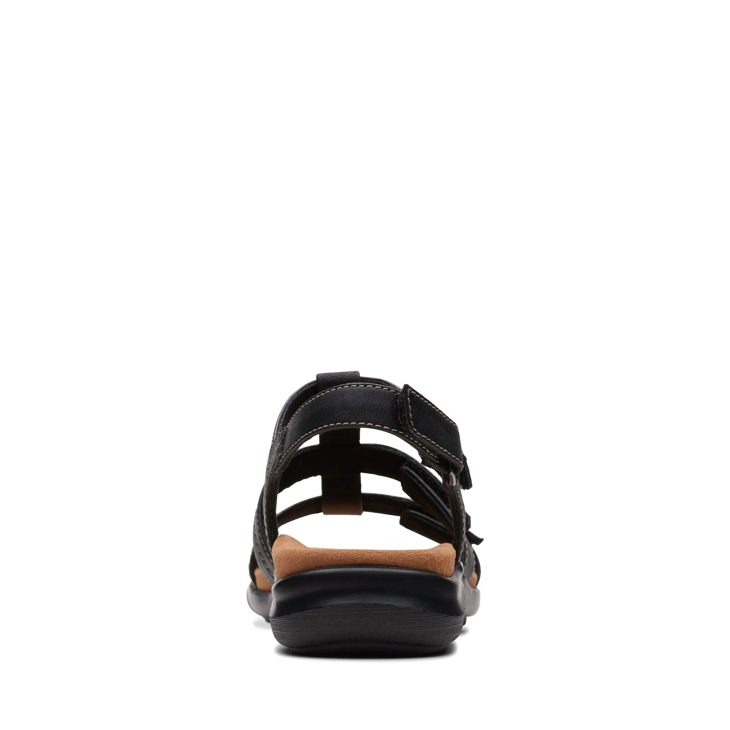 Clarks Women's Kitly Step Back Strap Sandal - Black