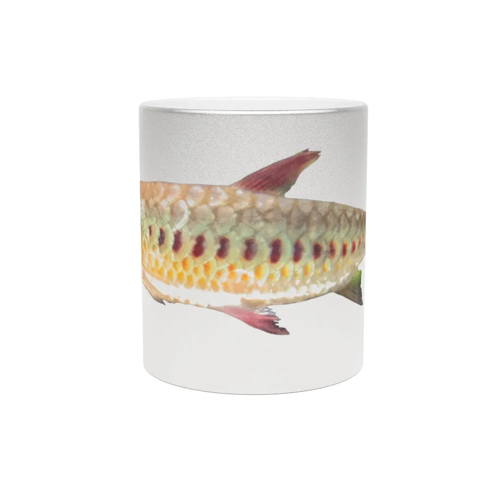 Colorful Fish Metallic Mug (Silver / Gold)