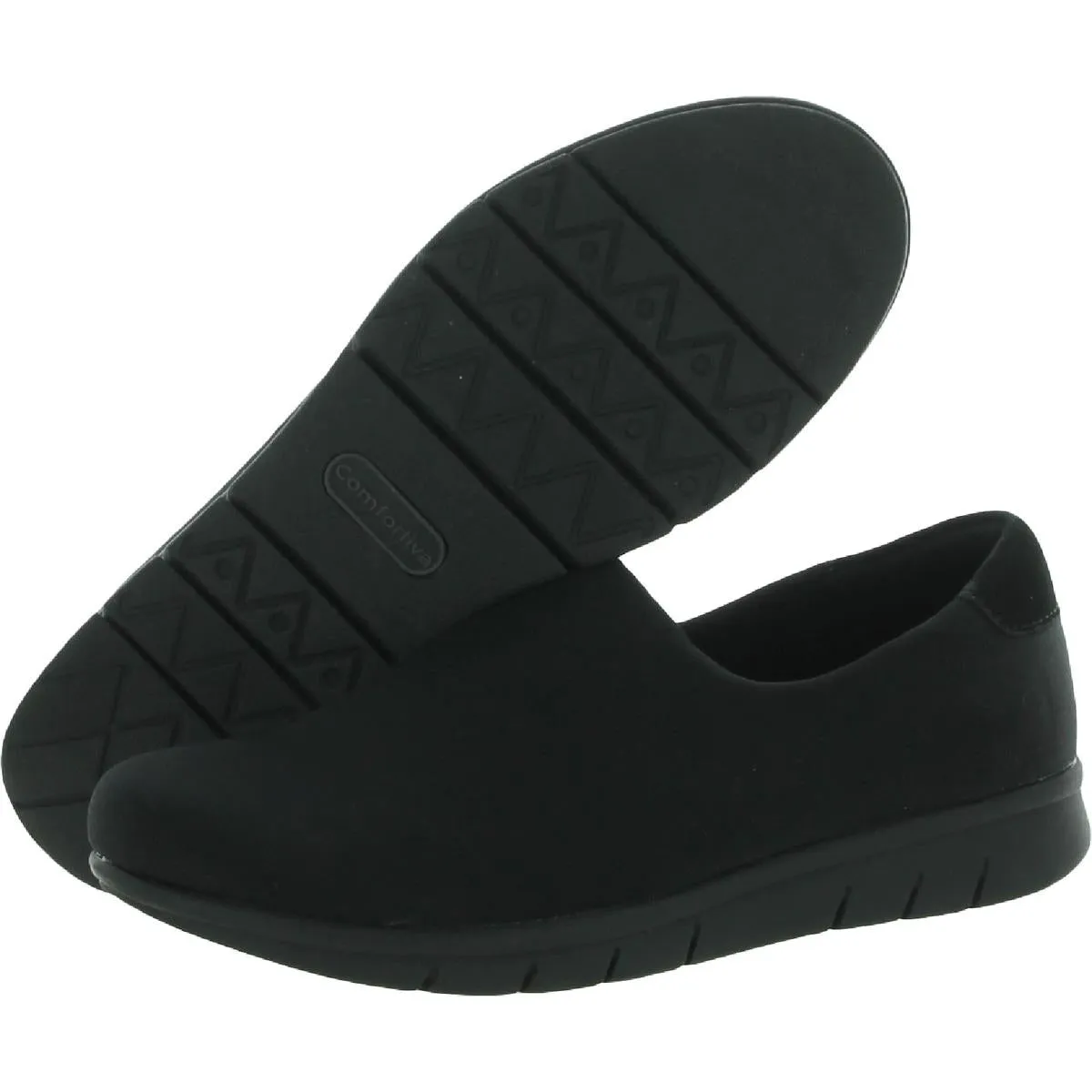 Comfortiva Womens Cate Nylon Laceless Slip-On Sneakers
