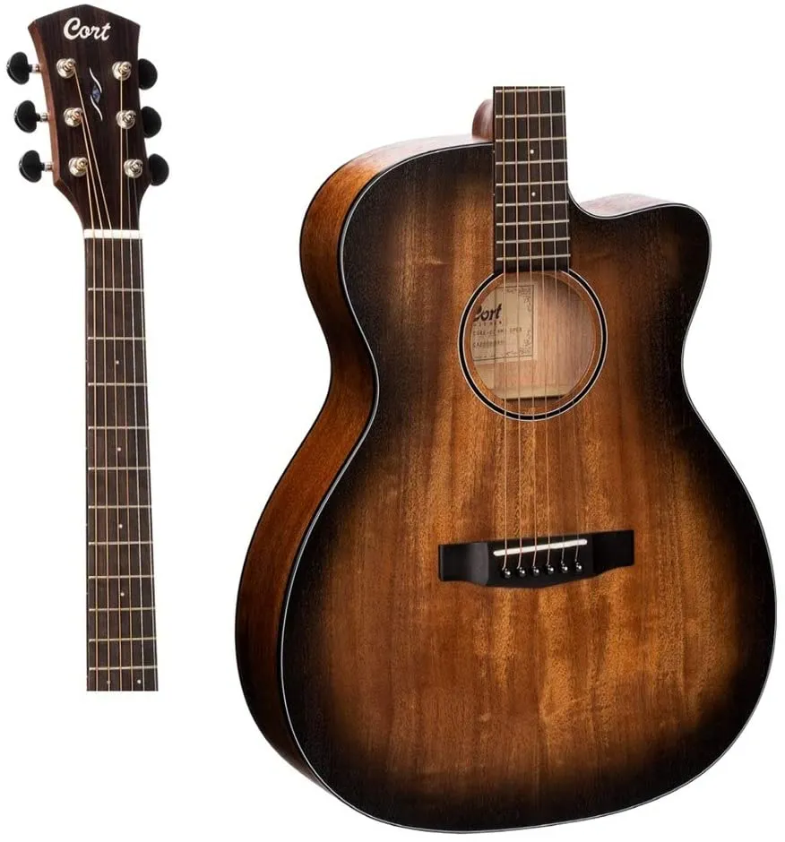 Cort CORE Series Acoustic Guitar (Mahogany Black Burst)