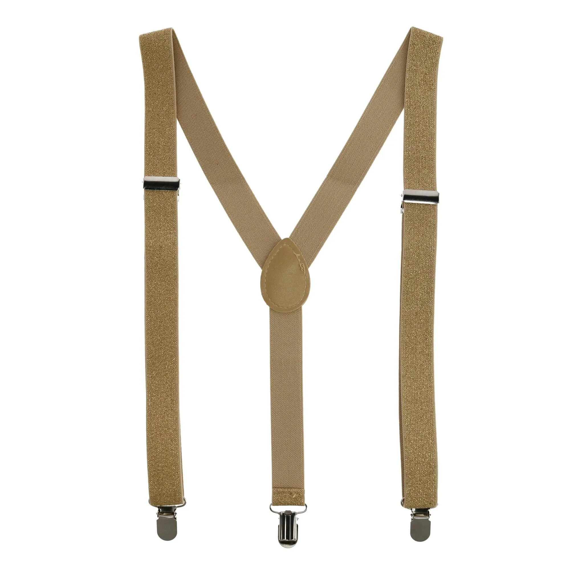 CTM® Glitter Gold Bow Tie and Suspender Set