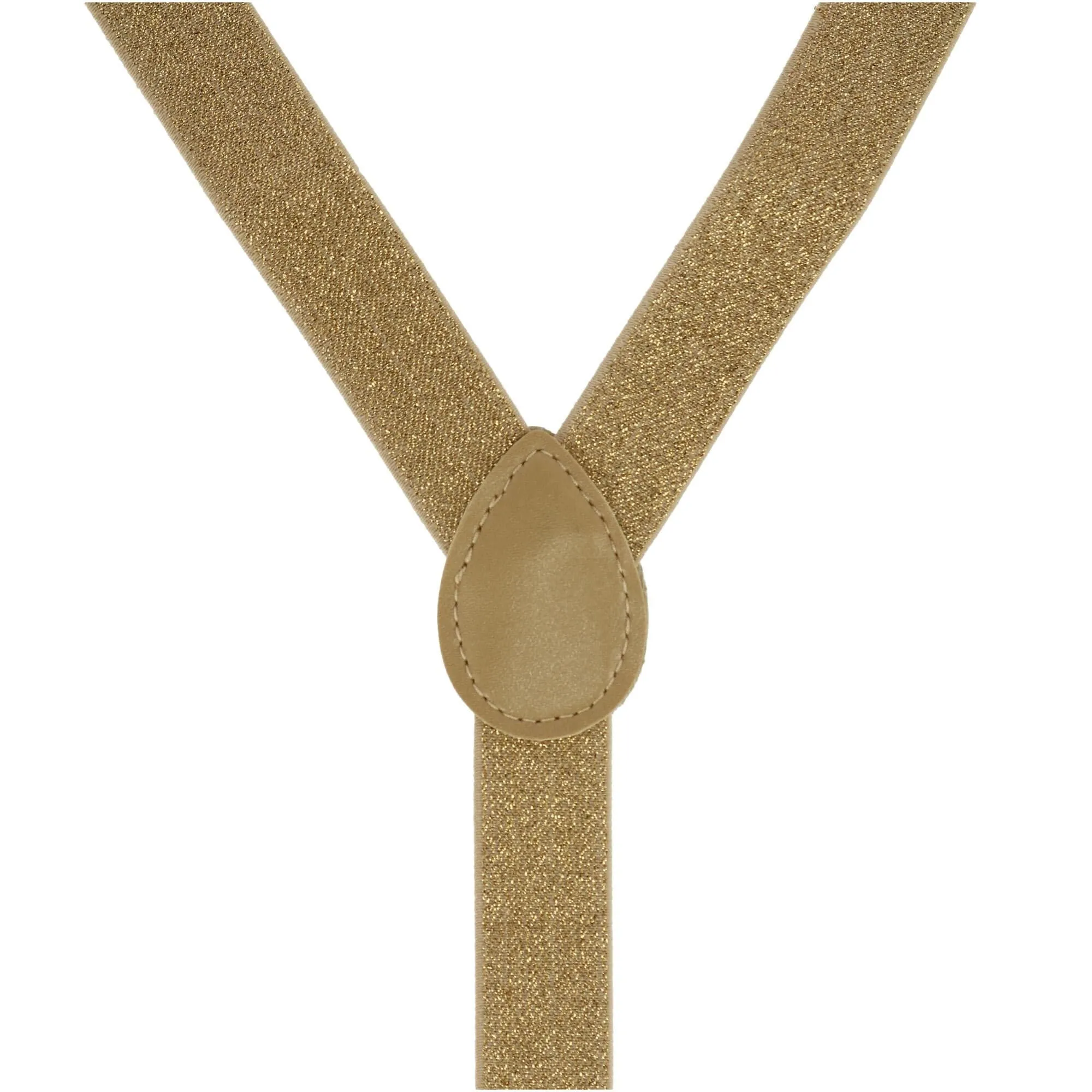 CTM® Glitter Gold Bow Tie and Suspender Set