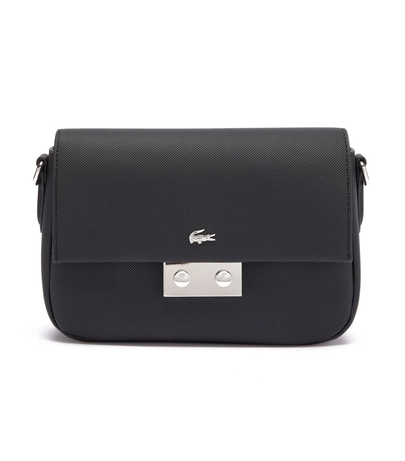 Daily City Flap Close Messenger Bag Noir
