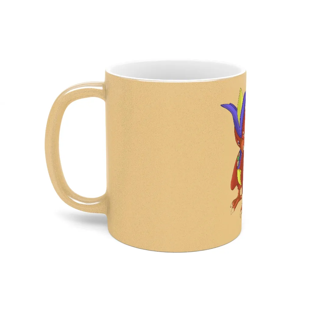 Faulkoneir Metallic Mug (Silver / Gold)