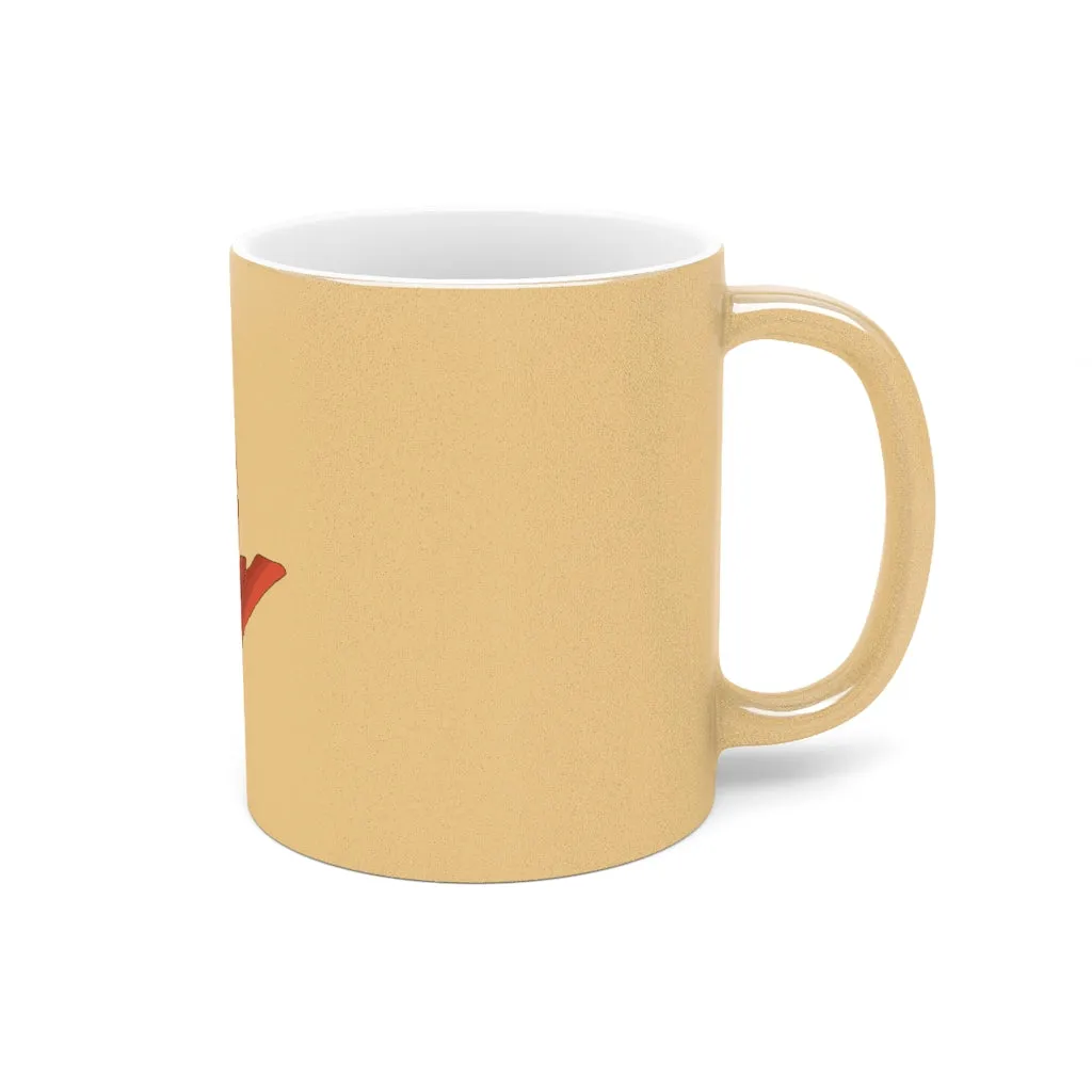 Faulkoneir Metallic Mug (Silver / Gold)