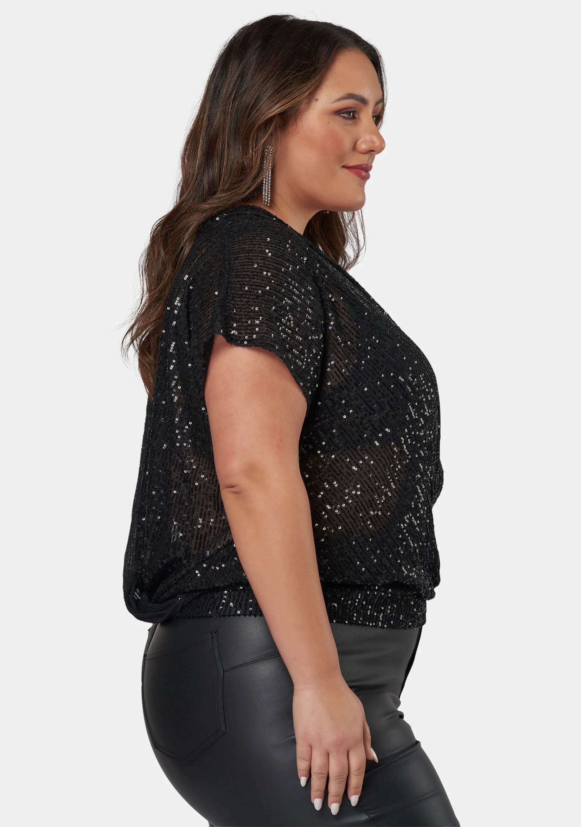 Flashy Sequin Top