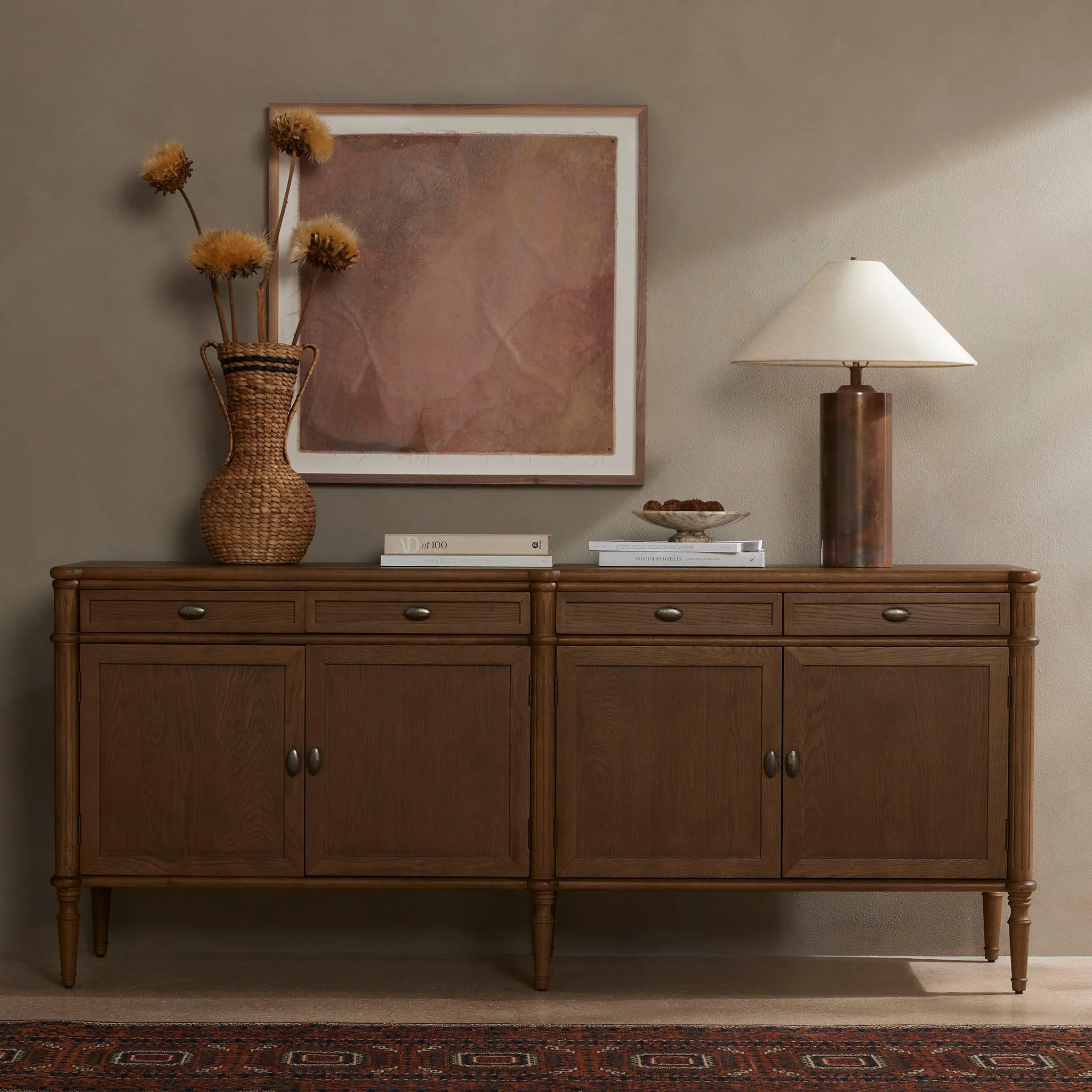 Four Hands Toulouse Sideboard in Toasted Oak