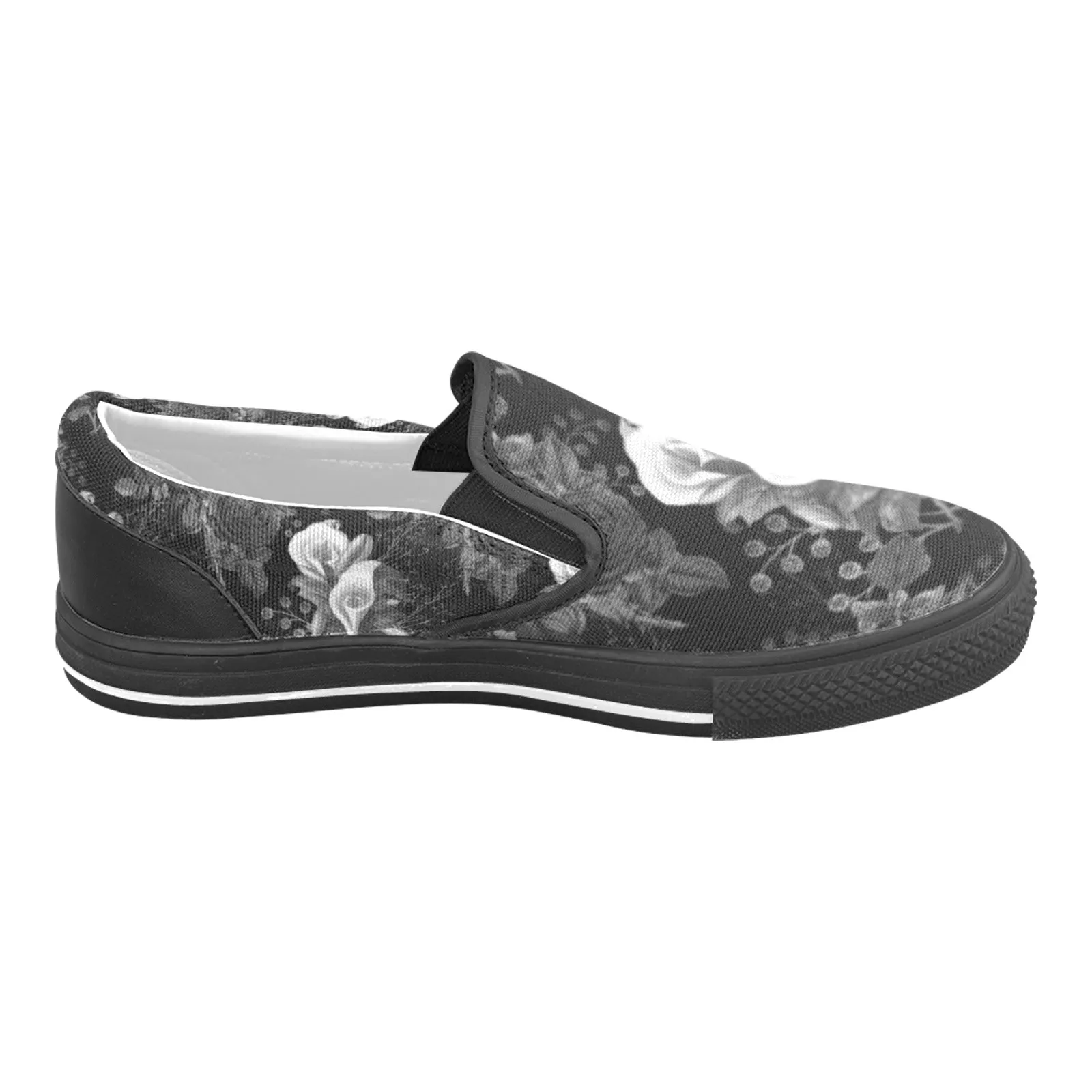 Funeral Lily Classic Slip-On Sneakers