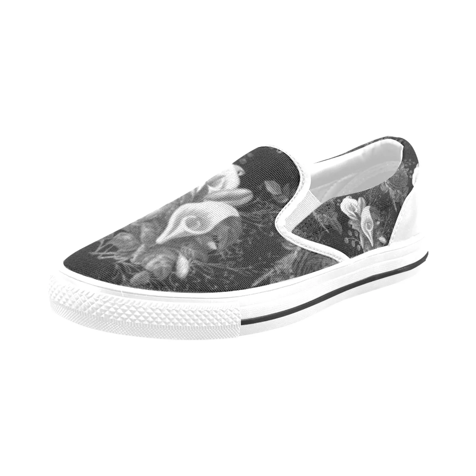Funeral Lily Classic Slip-On Sneakers