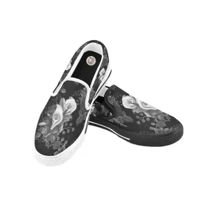 Funeral Lily Classic Slip-On Sneakers