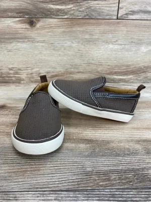 Gap Toddler Slip-On Sneakers Brown sz 6c