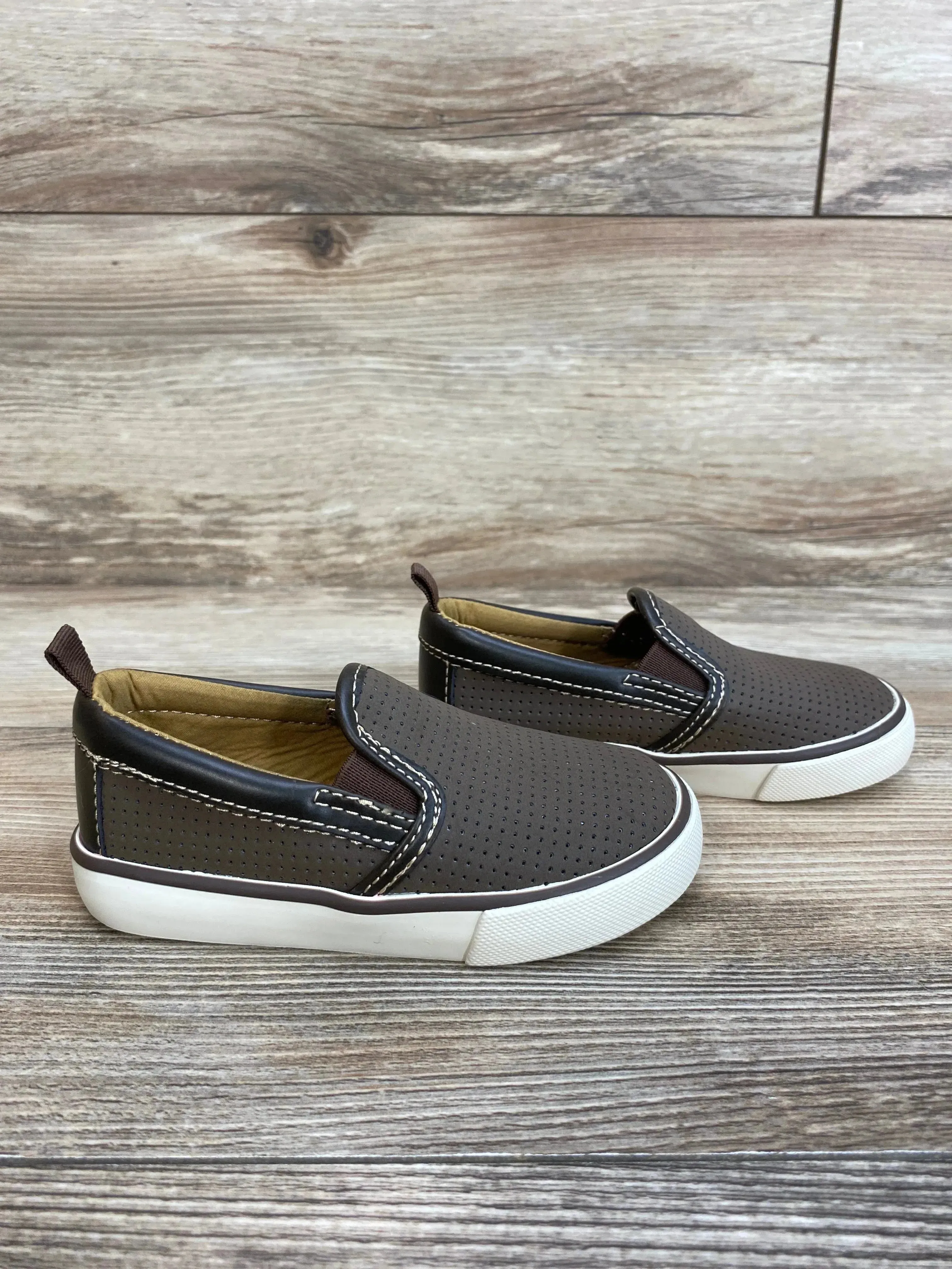 Gap Toddler Slip-On Sneakers Brown sz 6c