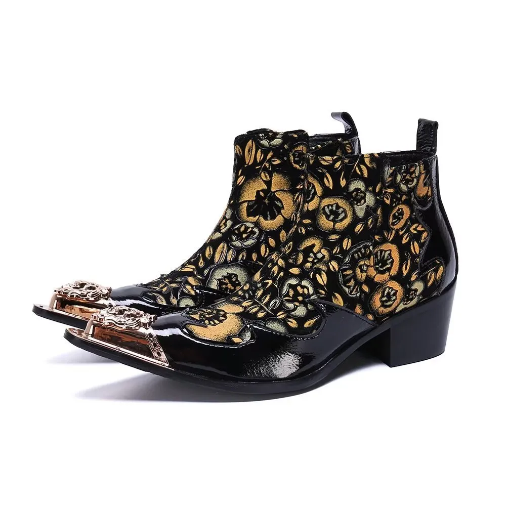 Genuine Luxe Exotic Flashy Dress Boots