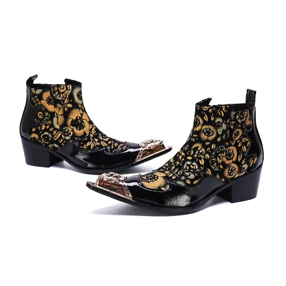 Genuine Luxe Exotic Flashy Dress Boots